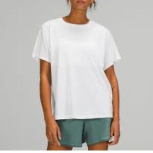 Lululemon white all yours cotton tee
